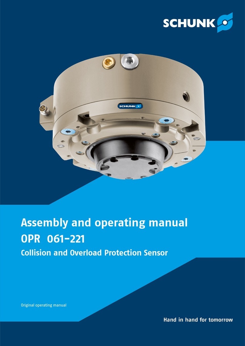 SCHUNK OPR 061-221 Assembly and operating manual