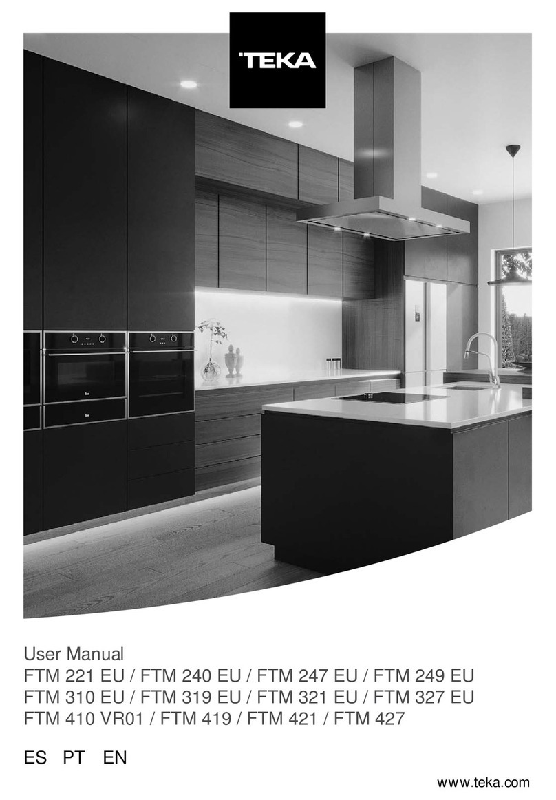 Teka FTM 221 EU User manual Teka FTM 221 EU User manual