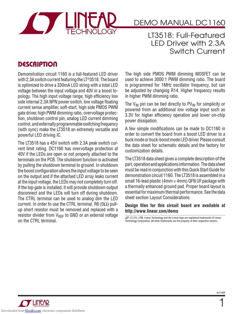 Linear Technology DC1160 Quick setup guide