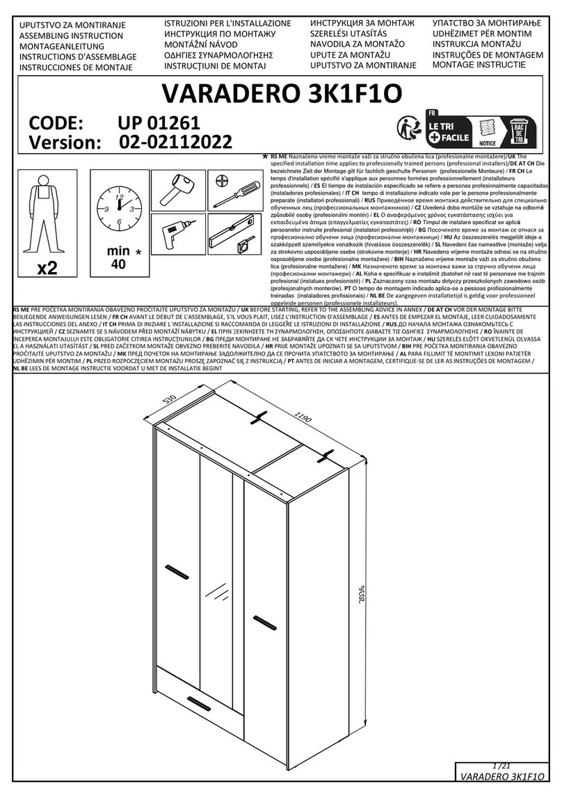 INOSIGN VARADERO 3K1F1O UP 01261 Assembling Instruction