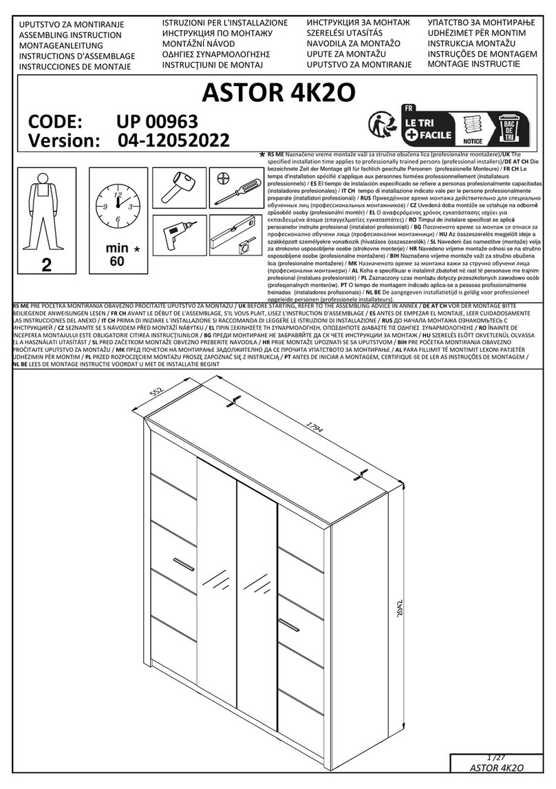 INOSIGN ASTOR 4K2O UP 00963 Assembling Instruction