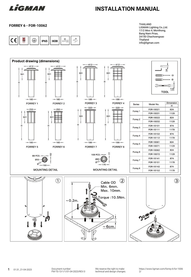 LIGMAN FOR-10062 User manual