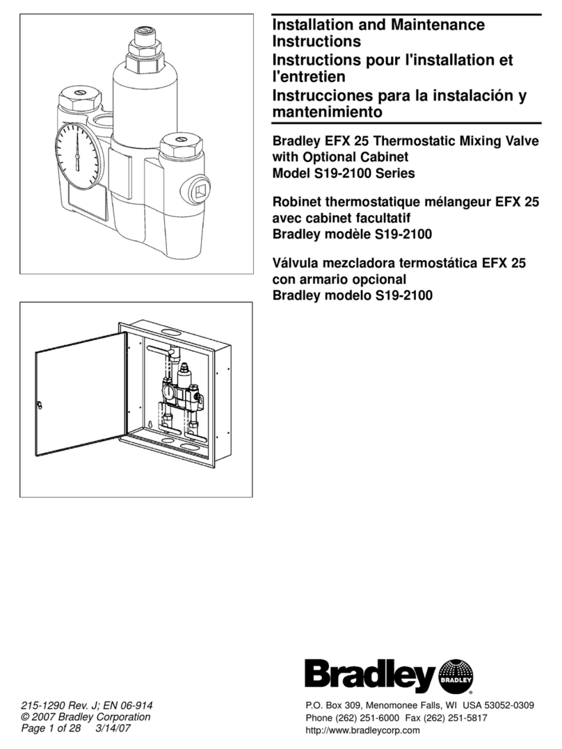 Bradley S19-2100 User manual