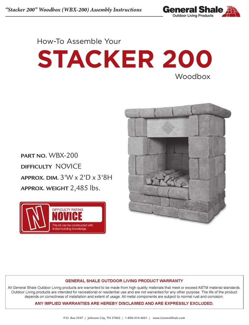 General Shale STACKER 200 Assembly instructions General Shale STACKER 200 Assembly instructions