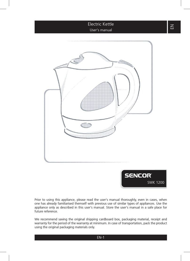 Sencor SWK 1200 user manual