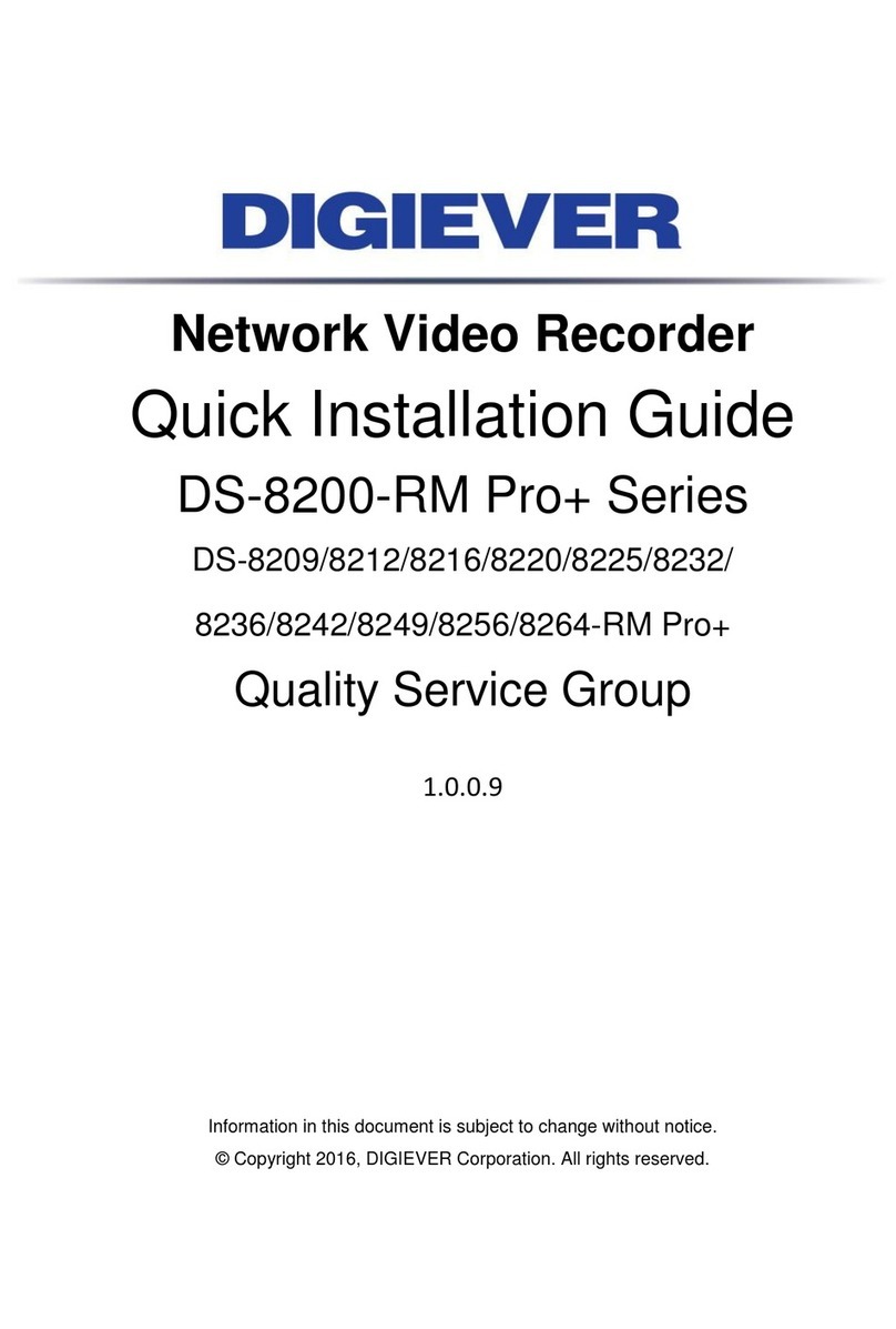 Digiever DS-8212-RM Pro User manual