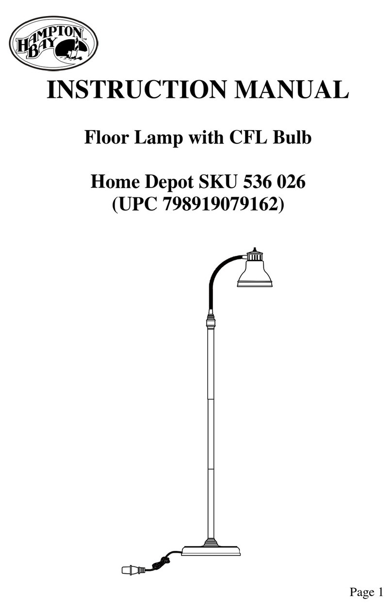 HAMPTON BAY 536 026 instruction manual