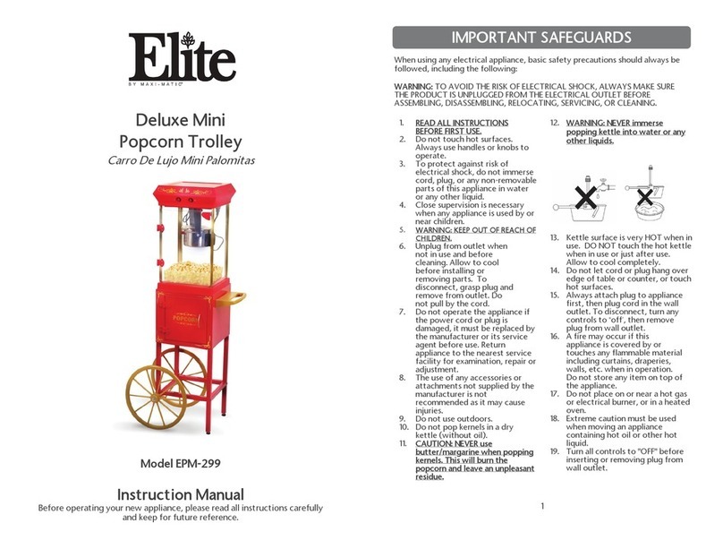 Maxi-matic Elite EPM-299 instruction manual