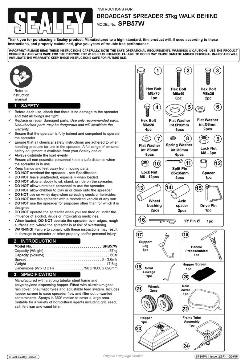 Sealey SPB57W instructions