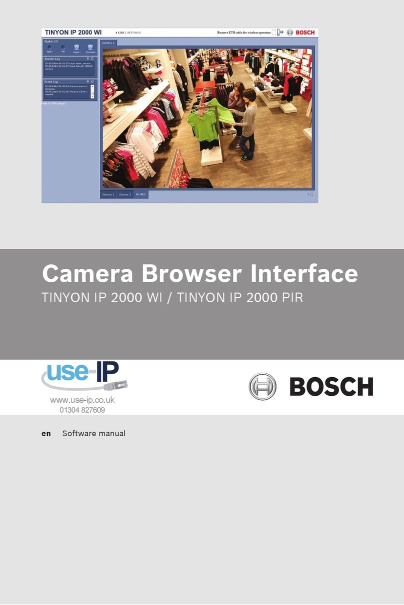 Bosch TINYON IP 2000 WI Mounting instructions Bosch TINYON IP 2000 WI Mounting instructions