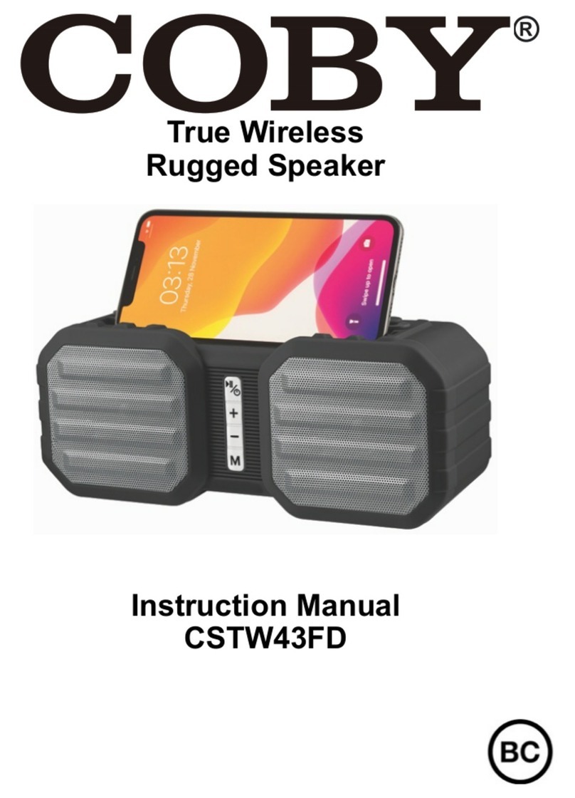 Coby CSTW-43FD User manual