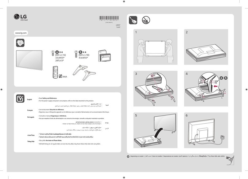 LG TL43 Series User manual