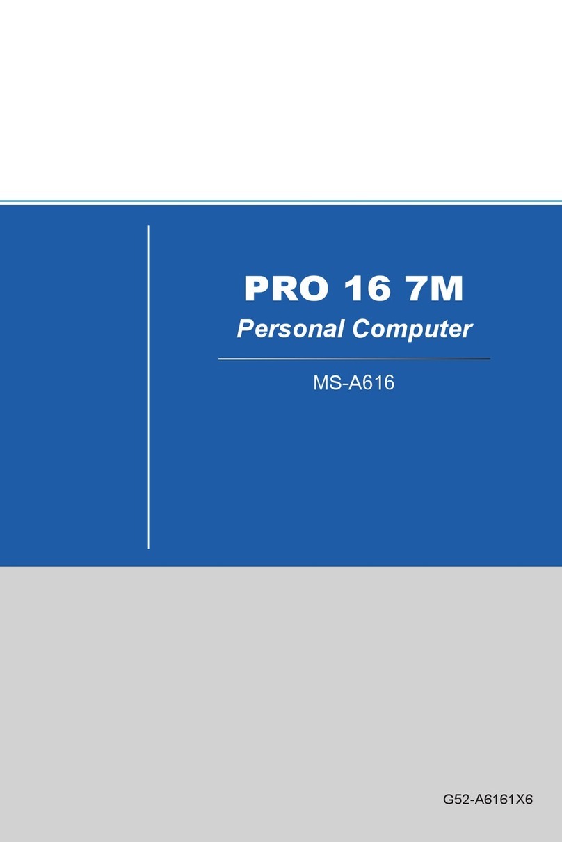 MSI MS-A616 manual
