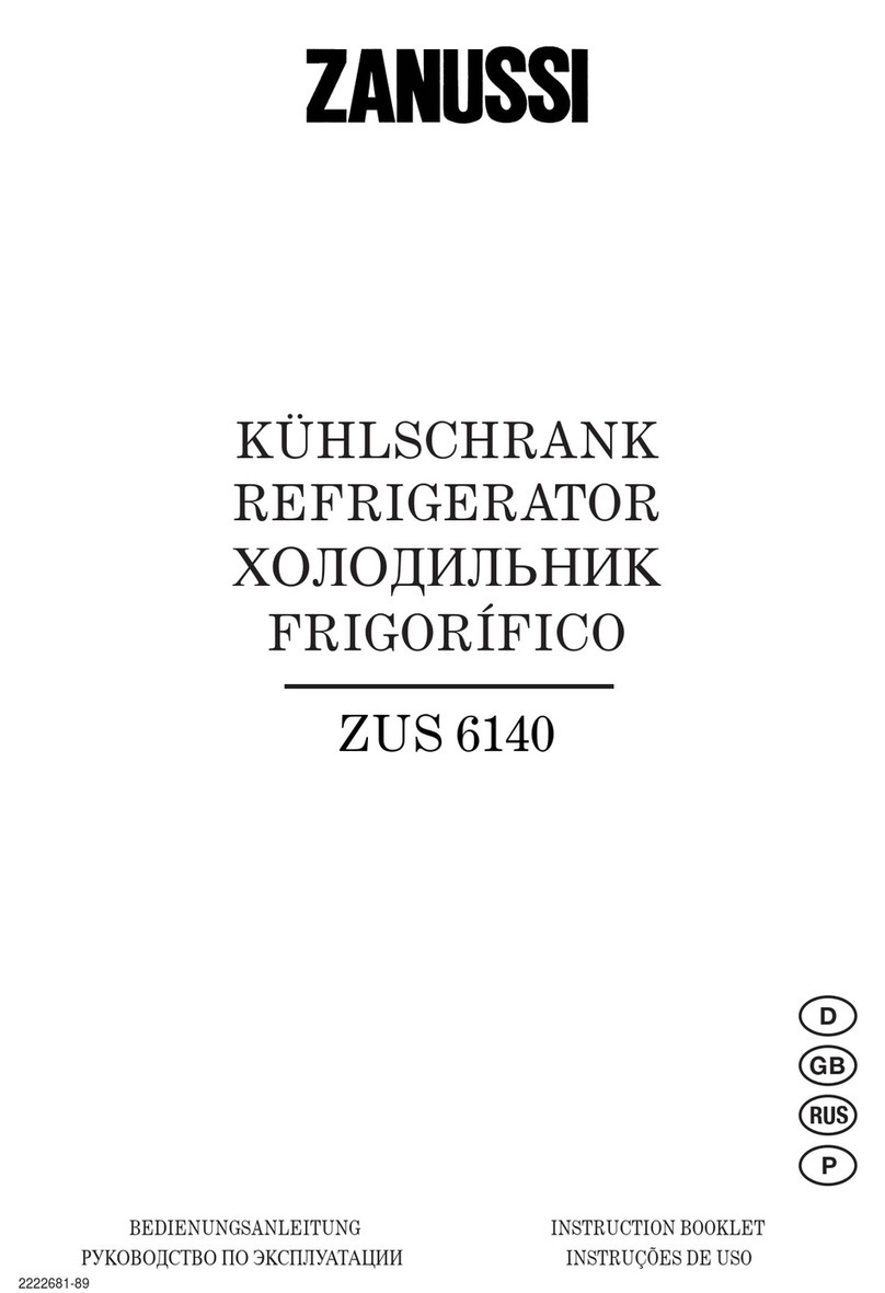 Zanussi ZUS 6140 Instruction booklet
