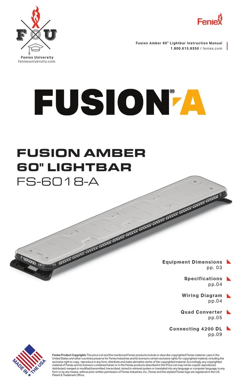 Feniex FUSION-A FS-6018-A manual