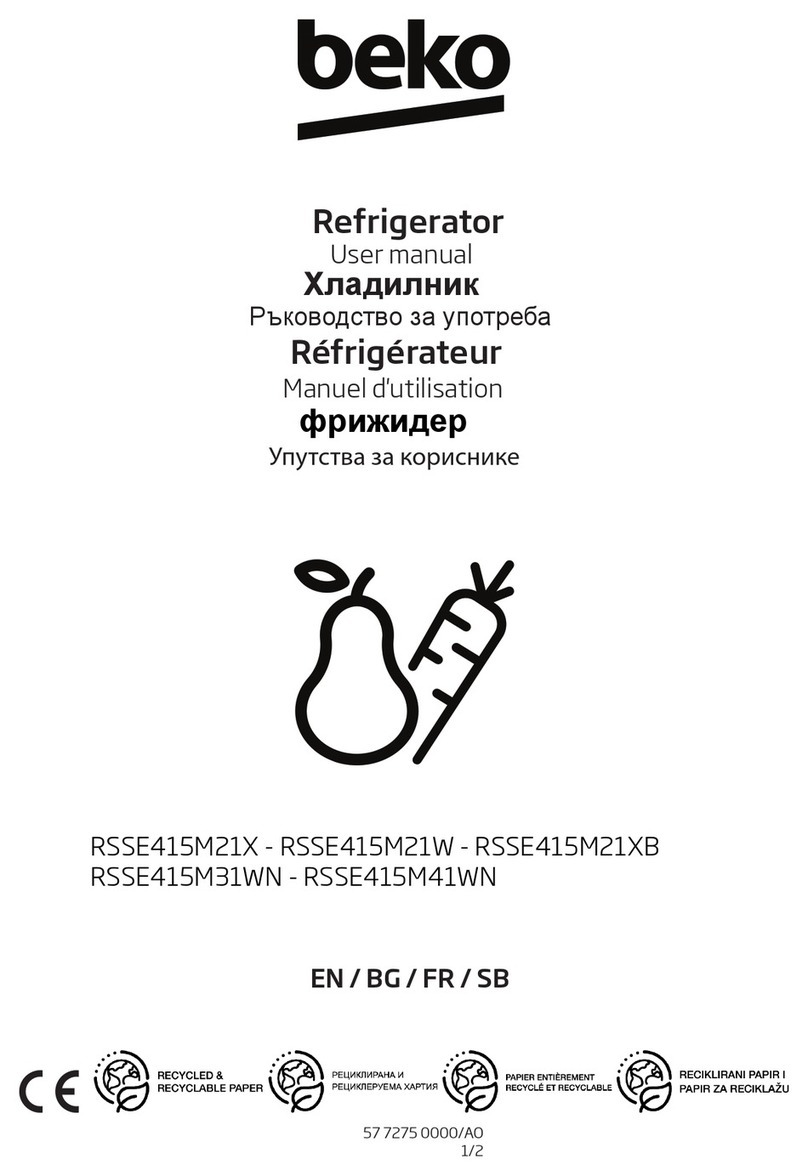Beko RSSE415M41WN User manual