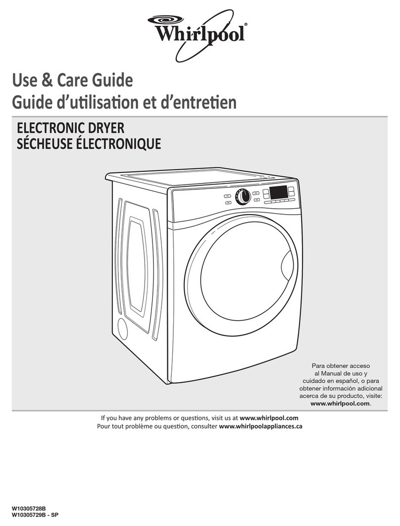 Whirlpool W10305728B User manual Whirlpool W10305728B User manual