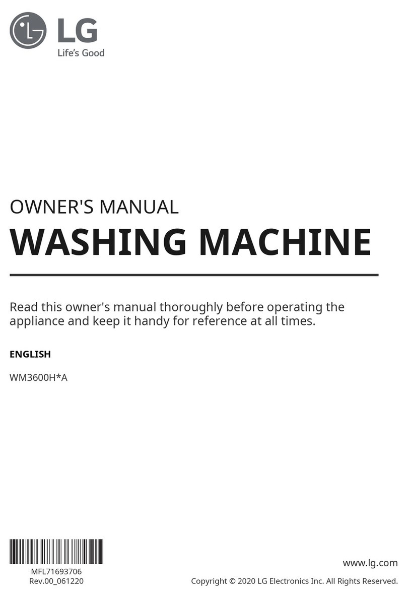 LG WM3600HVA-DLE3600V-WDP6V owner's manual