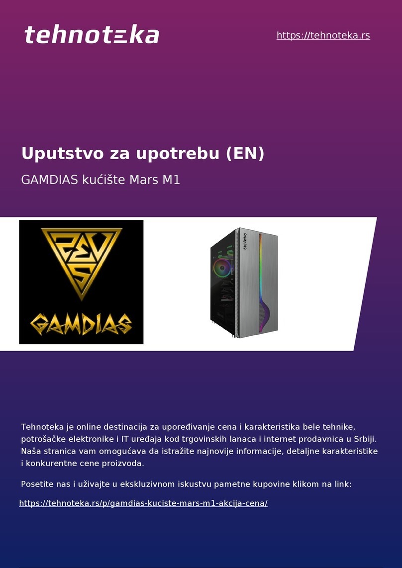 GAMDIAS Mars M1 User manual