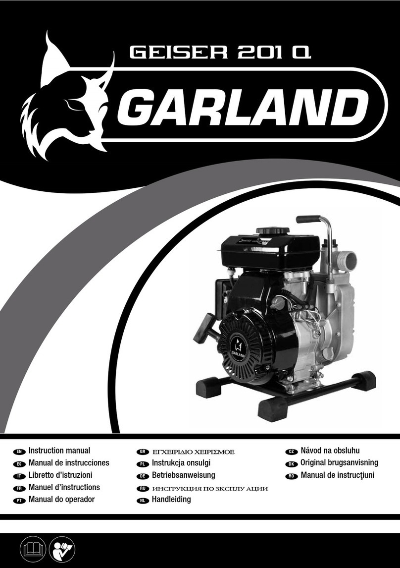 Garland GEISER 201 Q instruction manual
