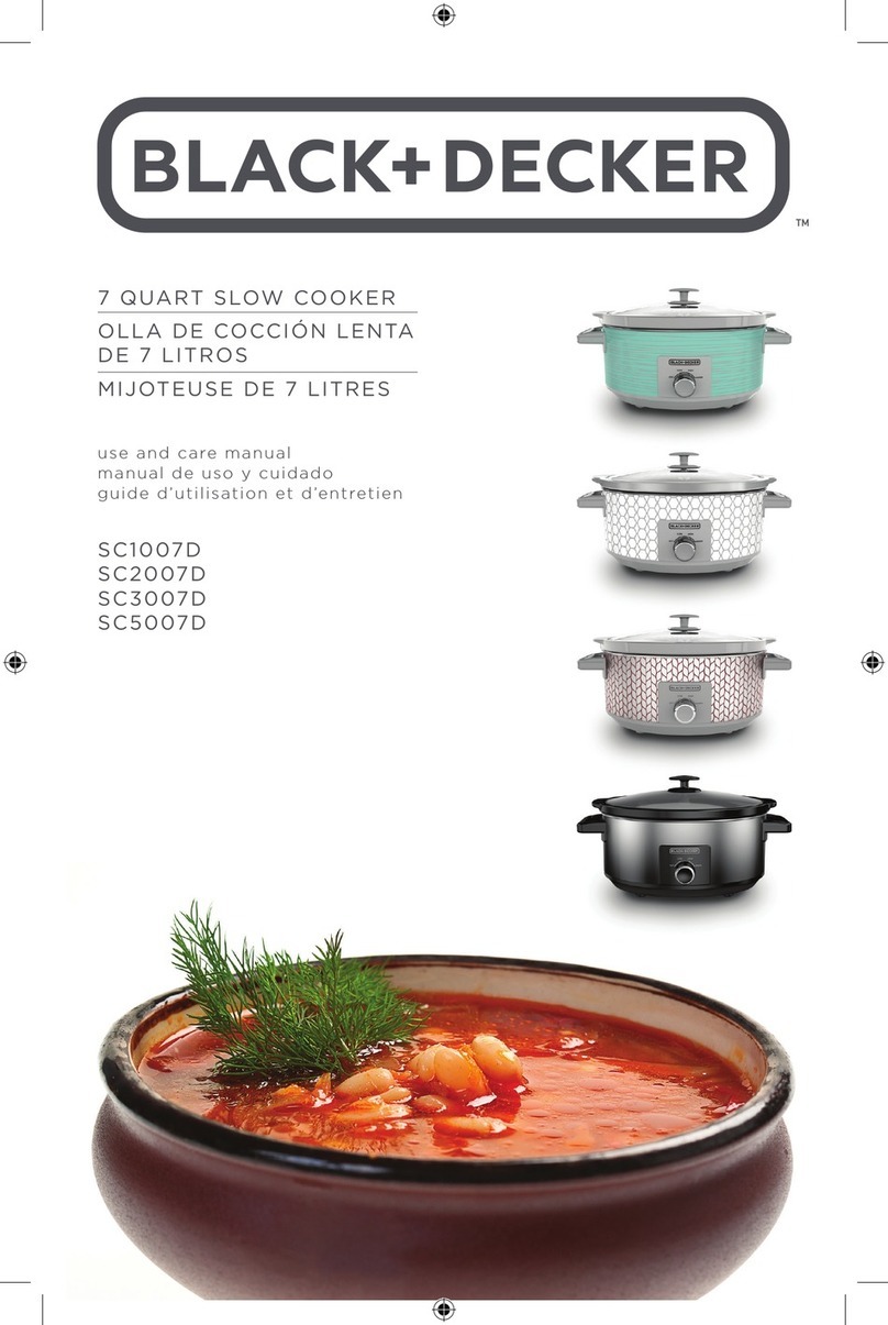Black & Decker SC3007D User manual