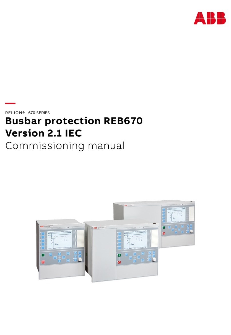 ABB Relion 670 series Quick start guide