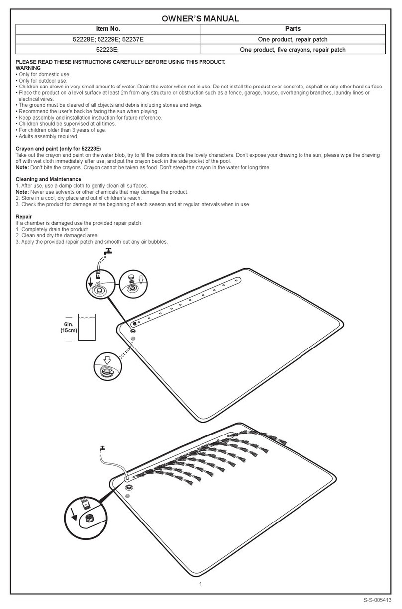 Bestway 52228E owner's manual