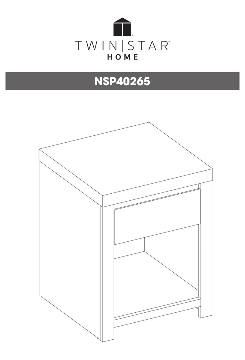 Twin Star Home NSP40265 Assembly instructions