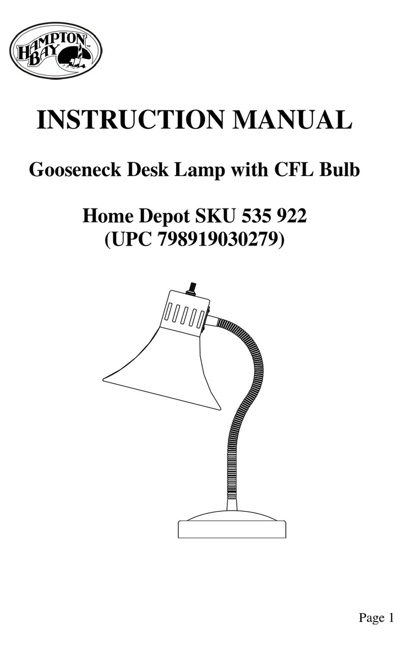 HAMPTON BAY 535 922 instruction manual