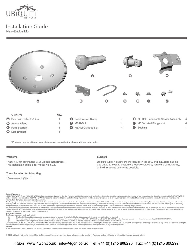 Ubiquiti NanoBridge M5 User manual