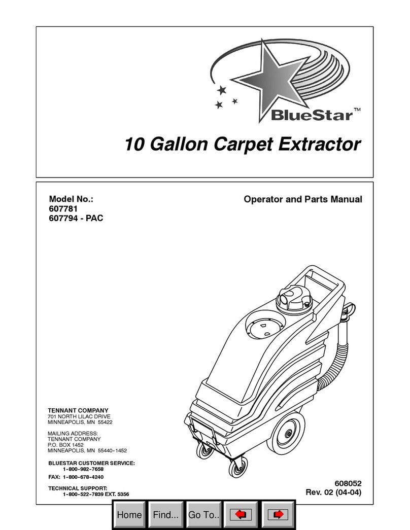 Blue Star 607781 Operator and parts manual