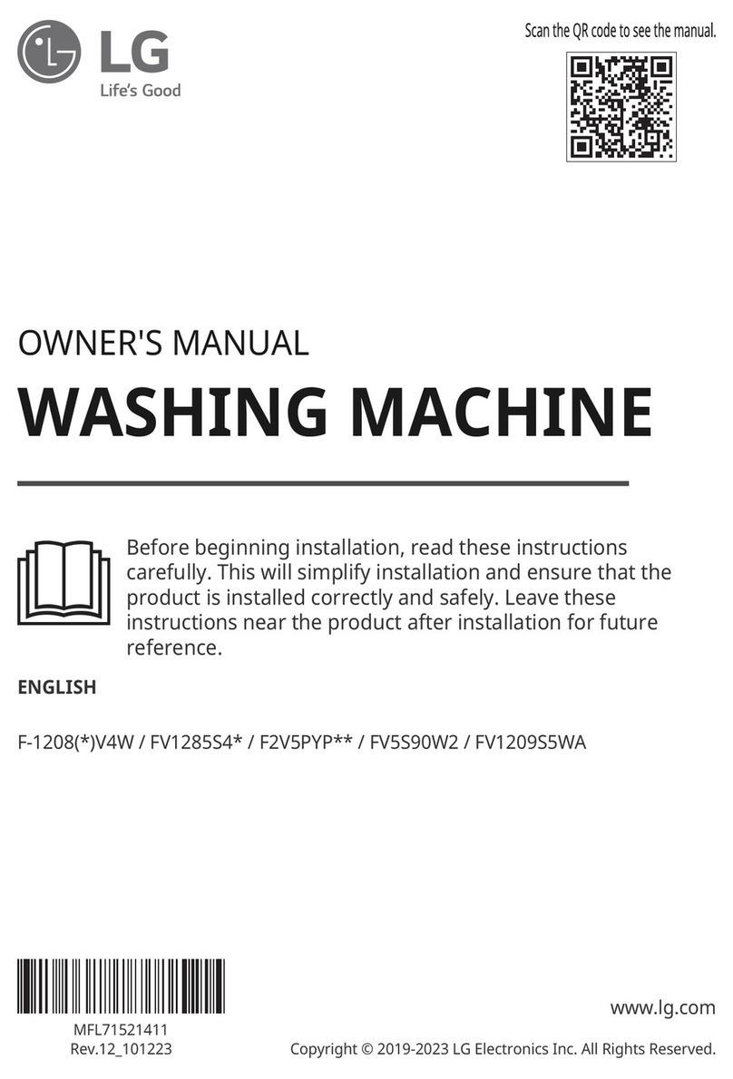 LG FV1285S4 Series owner's manual