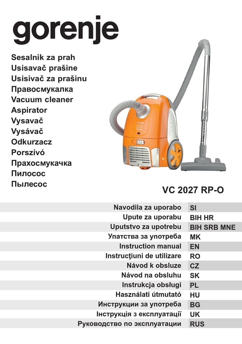 Gorenje VC 2027 RP-O User manual