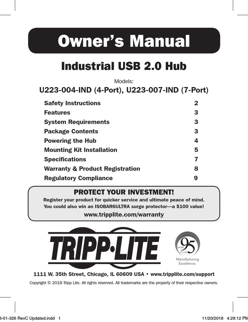 Tripp Lite U223-007-IND User manual