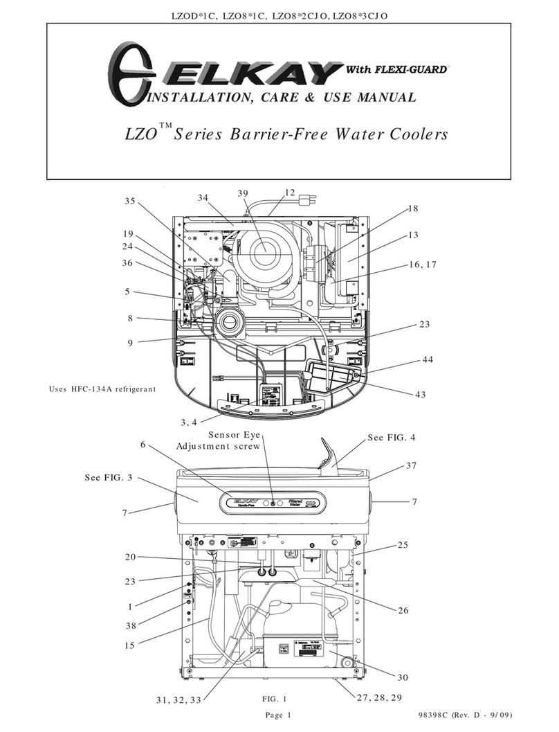Elkay LZO Series Installation, care & use manual