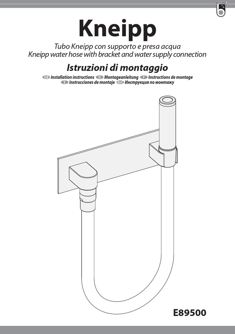 Bossini Kneipp E89500 User manual
