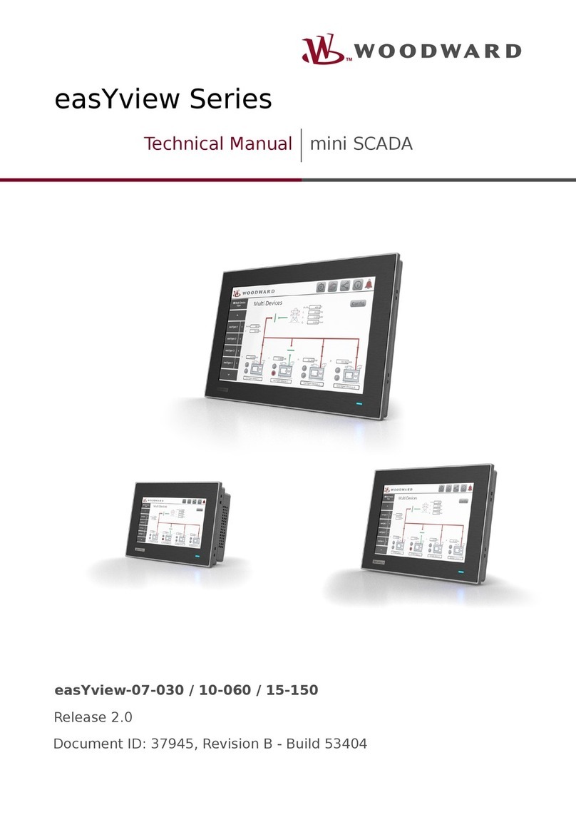Woodward easYview Series User manual
