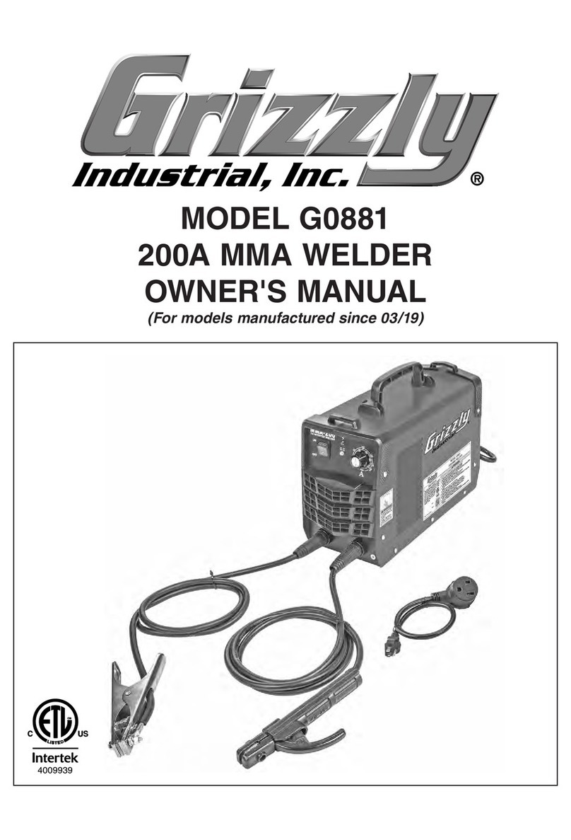 Grizzly G0881 owner's manual