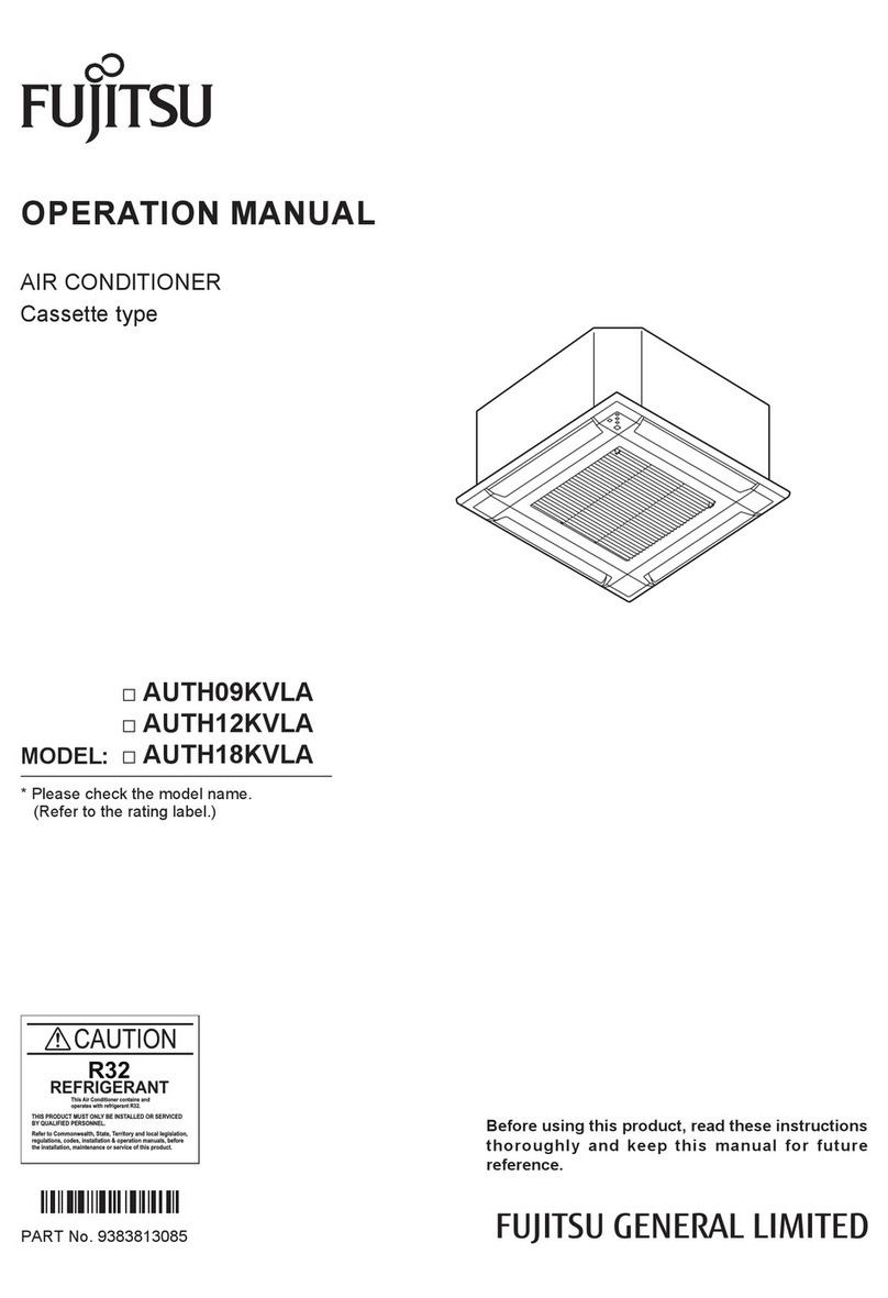 Fujitsu AUTH09KVLA User manual