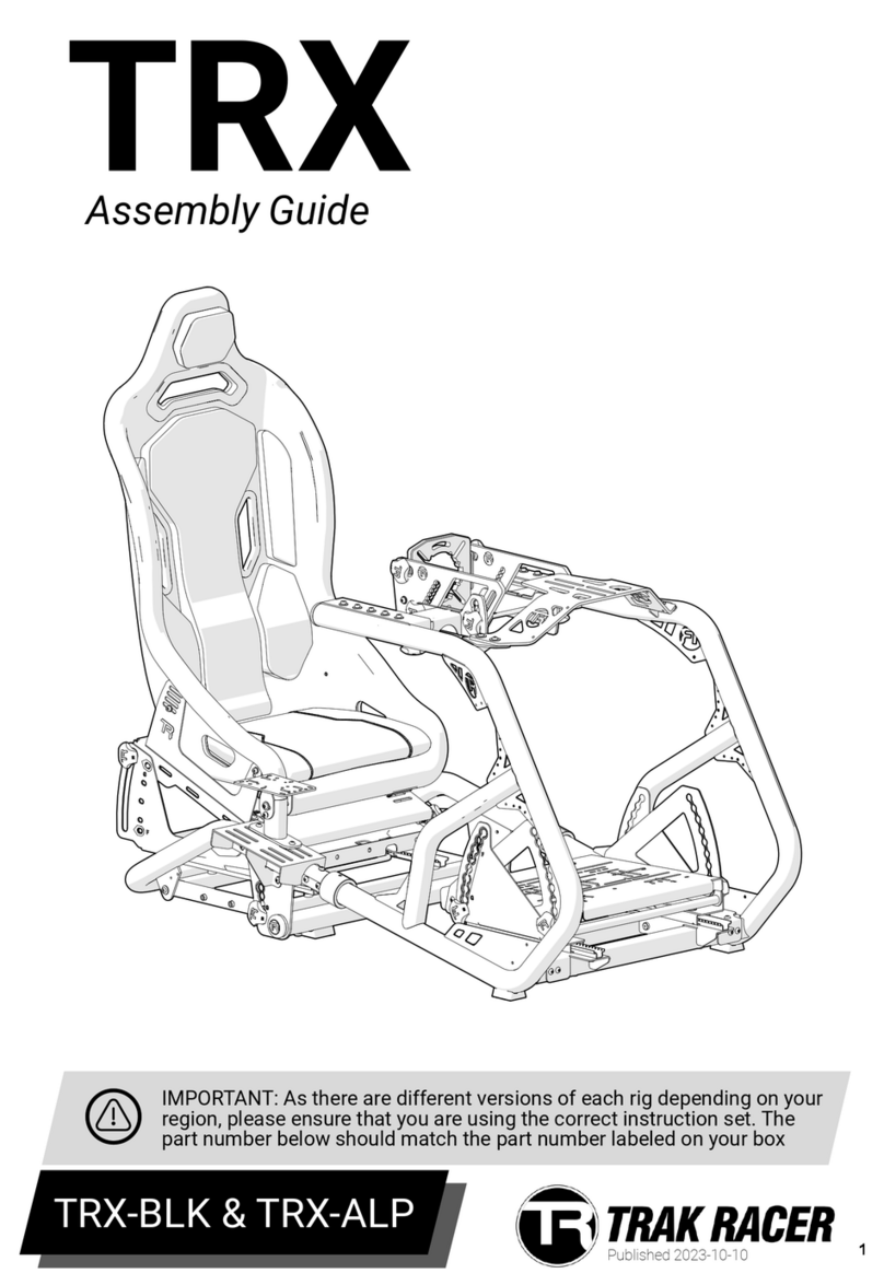 TRAK RACER TRX-BLK User manual