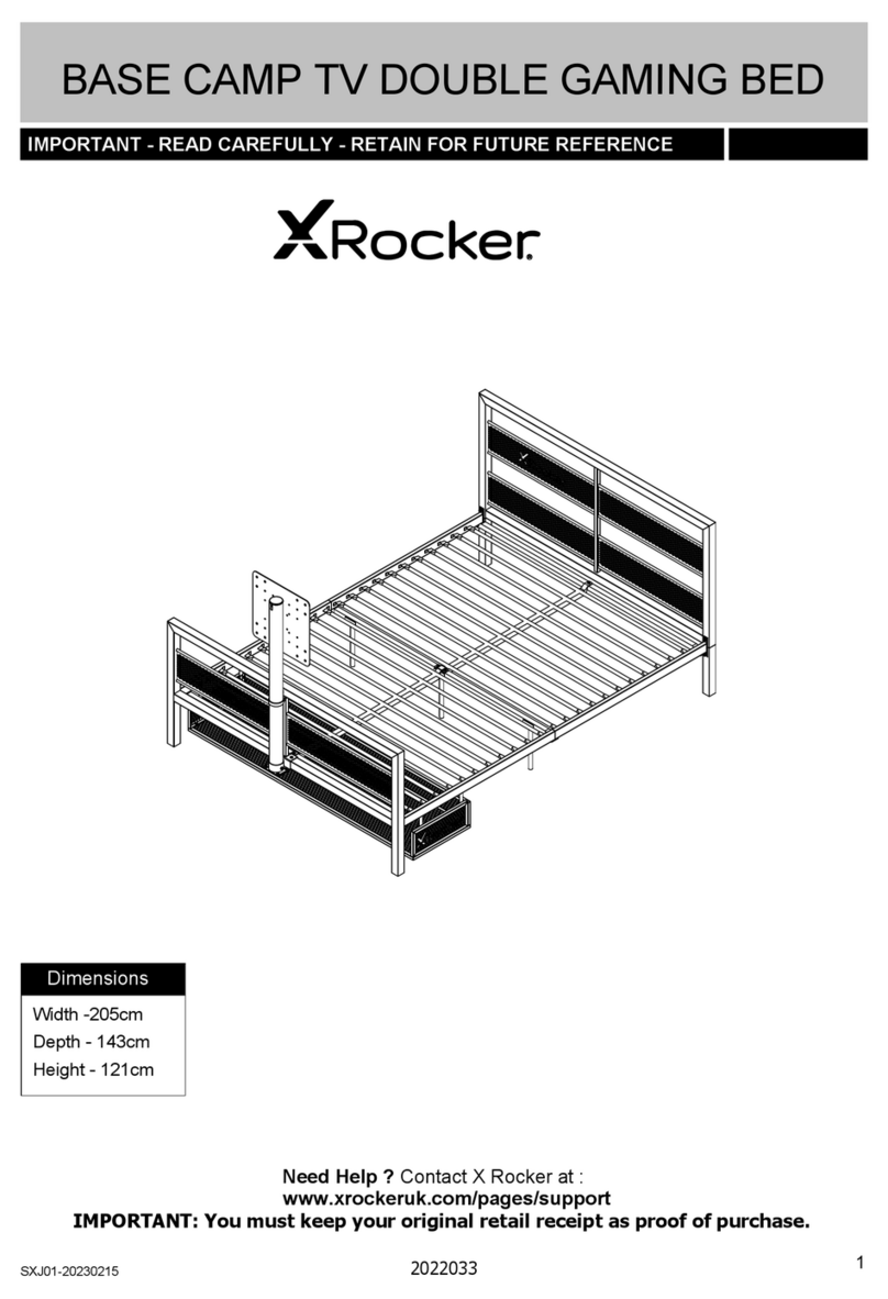 XROCKER BASE CAMP TV User manual XROCKER BASE CAMP TV User manual