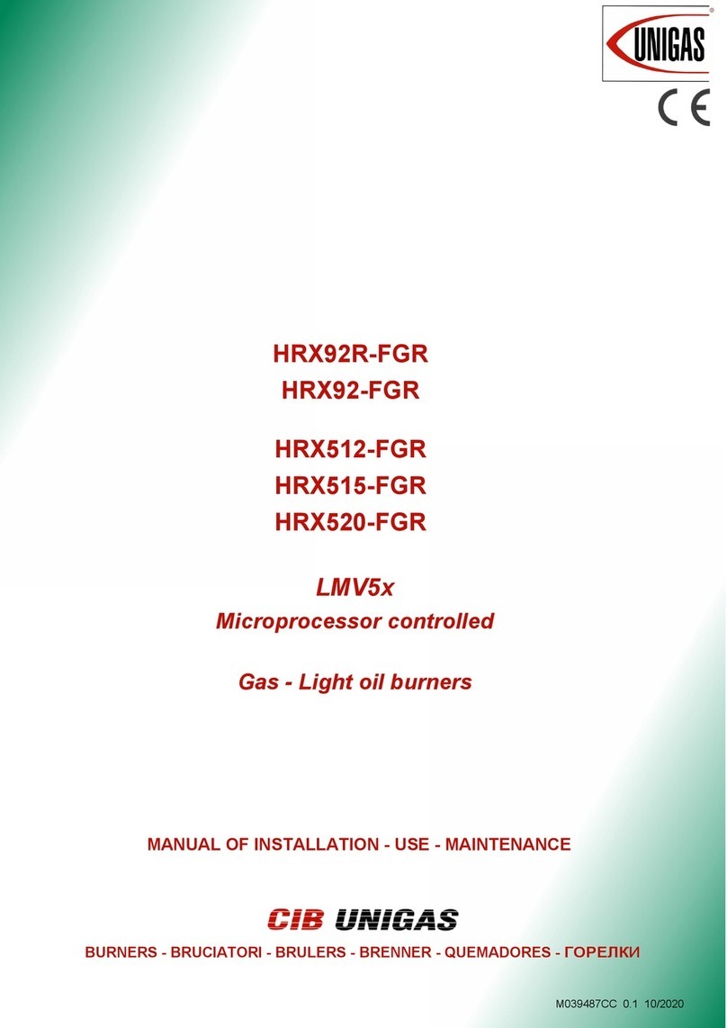 Unigas LMV5 Series Operating manual