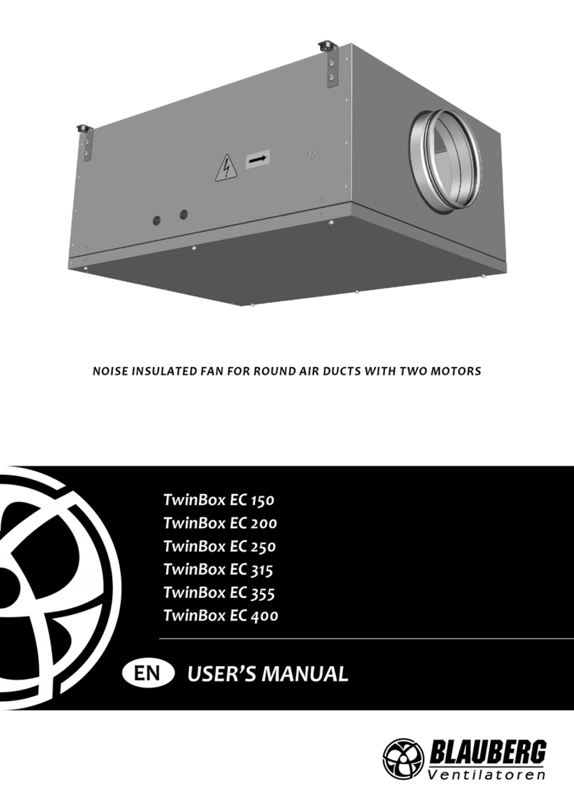BLAUBERG Ventilatoren TwinBox EC 150 user manual BLAUBERG Ventilatoren TwinBox EC 150 user manual
