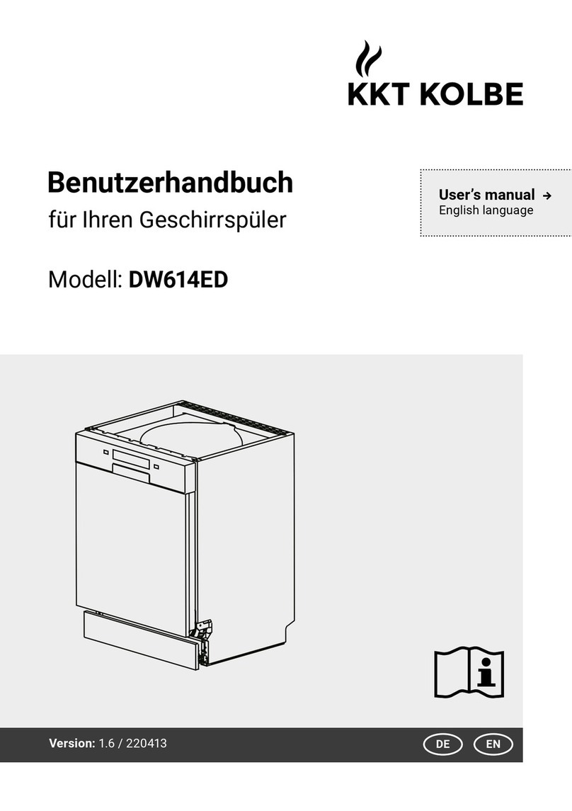 KKT KOLBE DW614ED user manual