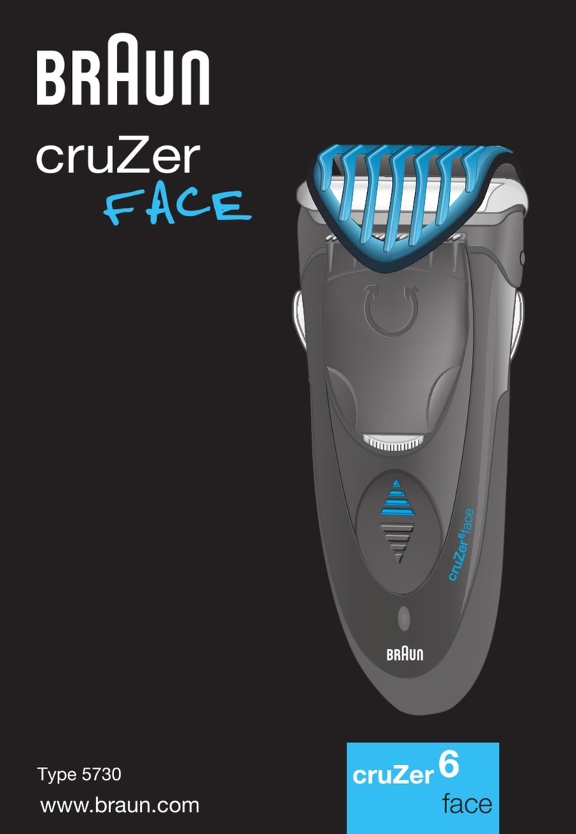 Braun cruZer 6 face User manual