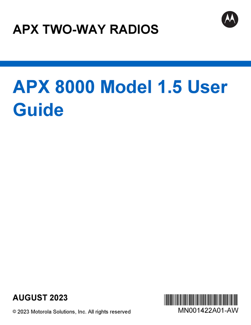 Motorola APX 8000 User manual