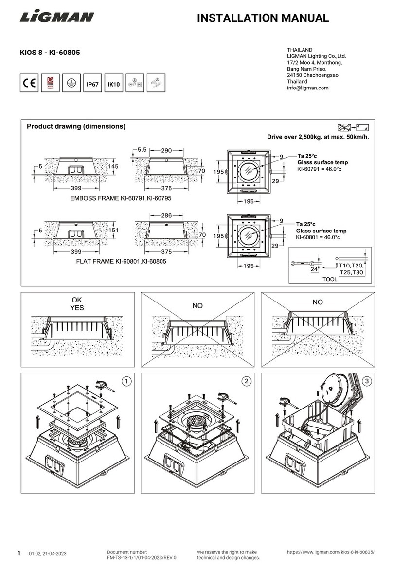 LIGMAN KI-60805 installation manual