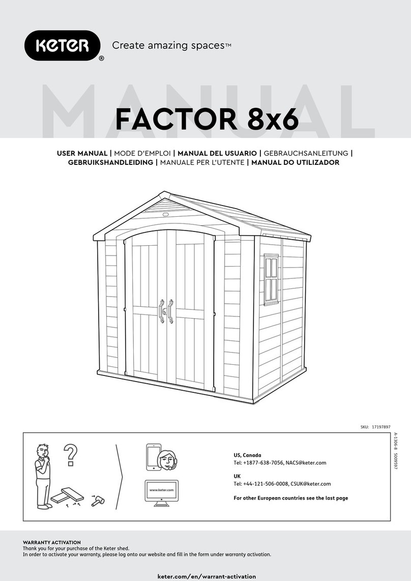 Keter FACTOR 8x6 User manual