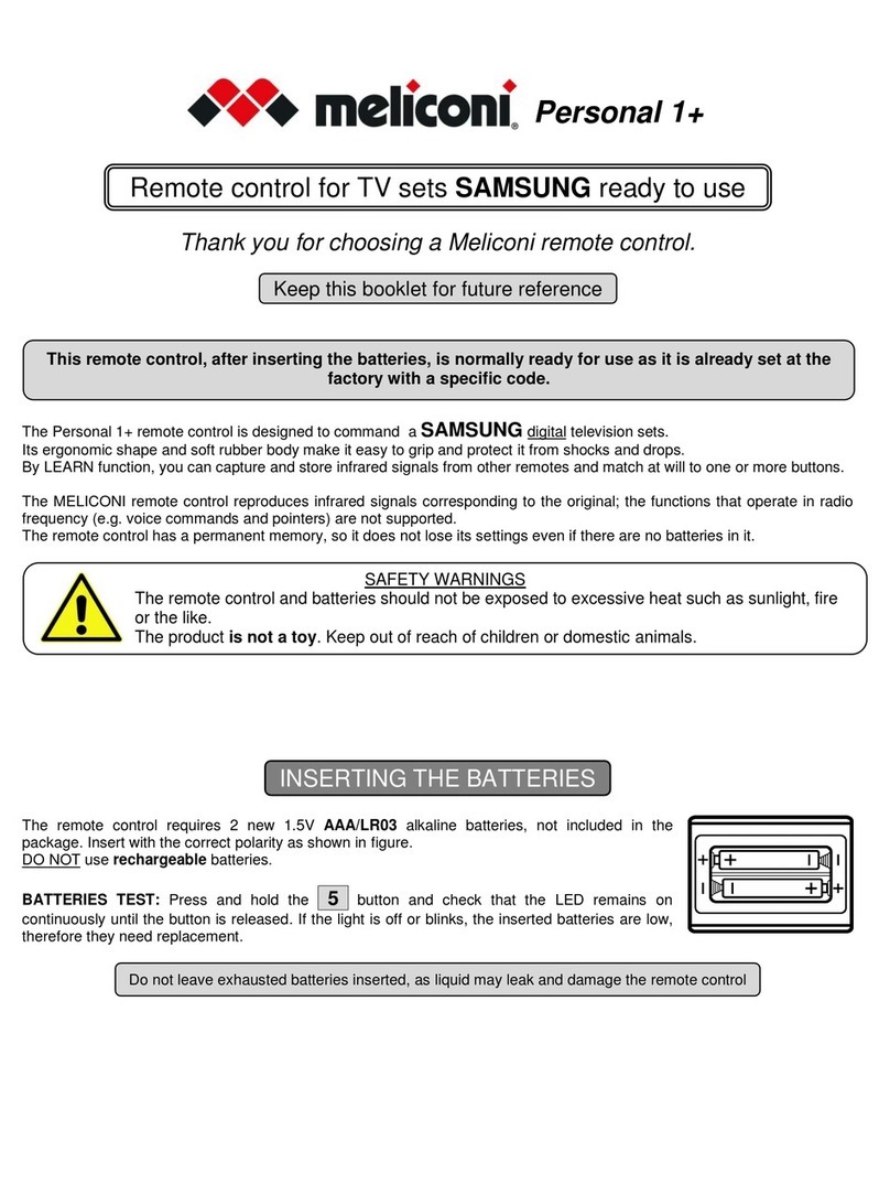 MELICONI Personal 1+ User manual