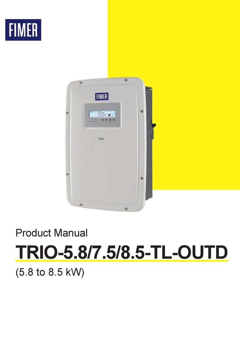 Fimer TRIO-5.8-TL-OUTD User manual